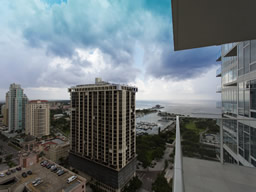 Balcony East: From the balcony, looking east at Tampa Bay